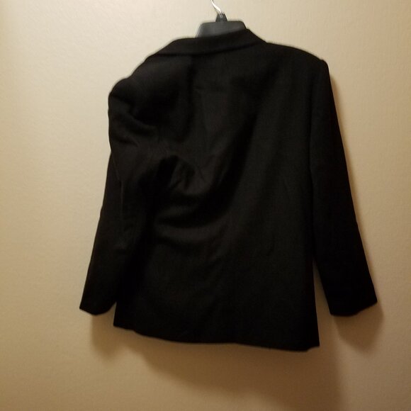 Savannah Petites Black Wool Jacket - Picture 2 of 3